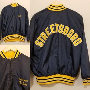 Windbreaker. Navy. Custom. M/L. Satin. Unisex